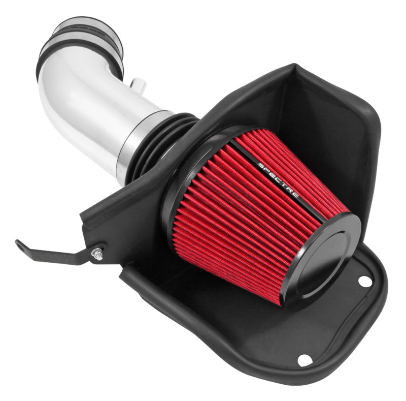 Load image into Gallery viewer, Spectre 12-18 Jeep Grand Cherokee V8-6.4L F/I Air Intake Kit - Polished w/Red Filter
