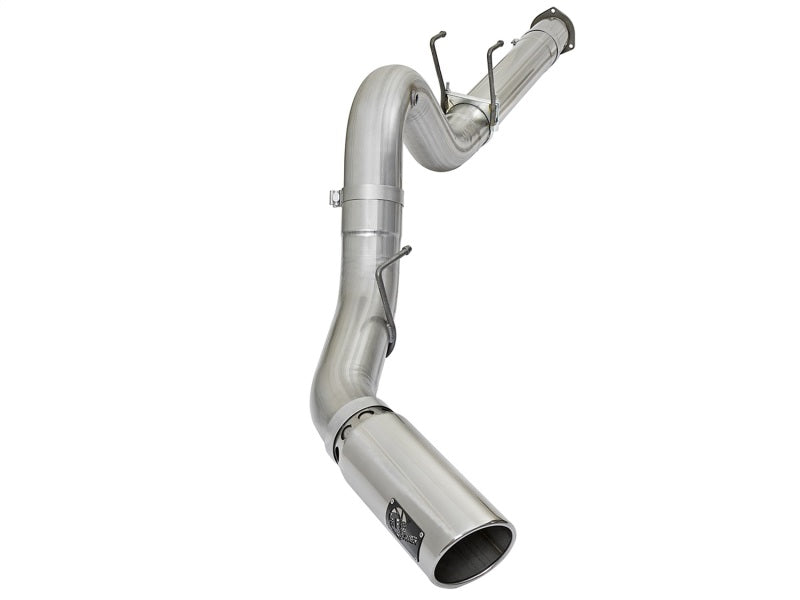 Load image into Gallery viewer, aFe ATLAS 5in DPF-Back Alum Steel Exhaust System w/Polished Tip 2017 Ford Diesel Trucks V8-6.7L (td)
