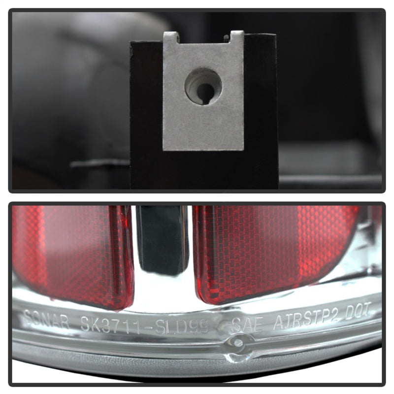 Load image into Gallery viewer, Spyder Chevy Silverado 1500/2500 99-02 (Not Stepside) Euro Style Tail Lights Chrm ALT-YD-CS99-C
