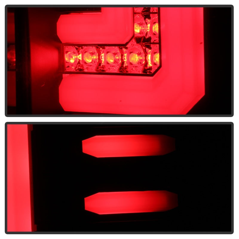 Load image into Gallery viewer, Spyder GMC Sierra 2016-2017 Light Bar LED Tail Lights - Black ALT-YD-GS16-LED-BK
