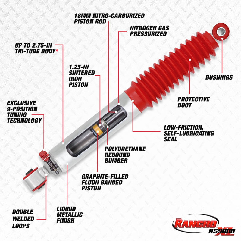 Load image into Gallery viewer, Rancho Universal / Non-Application Rancho RS9000XL Shock Absorber
