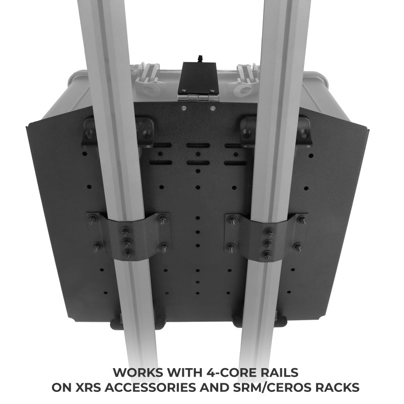 Load image into Gallery viewer, Go Rhino XVenture Gear Hard Case Mount Large 20in. (Mount ONLY for XRS/SRM Racks) - Tex. Blk
