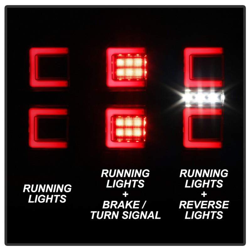 Load image into Gallery viewer, Spyder 16-17 Toyota Tacoma LED Tail Lights - Black Smoke (ALT-YD-TT16-LED-BSM)
