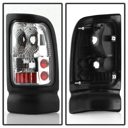 xTune Dodge Ram 1500/2500/3500 94-01 Euro Style Tail Lights Chrome ALT-ON-DRAM94-C