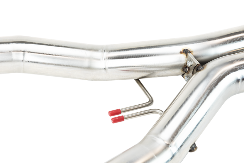 Load image into Gallery viewer, Kooks 14+ Chevy Corvette C7 3in x 3in Cat SS X-Pipe Kooks HDR Req
