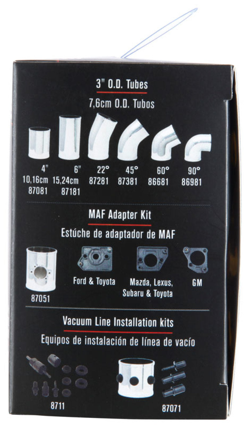 Load image into Gallery viewer, Spectre Universal Pre-Filter Wrap 6in. x 6.125in. - Black
