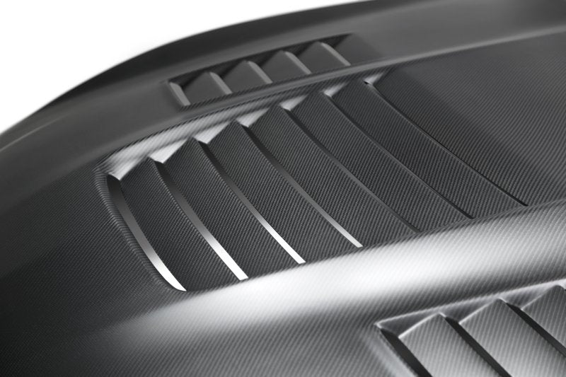 Load image into Gallery viewer, Anderson Composites 15-19 Ford Mustang Shelby GT350 Type-CR Double Sided Carbon Fiber Hood

