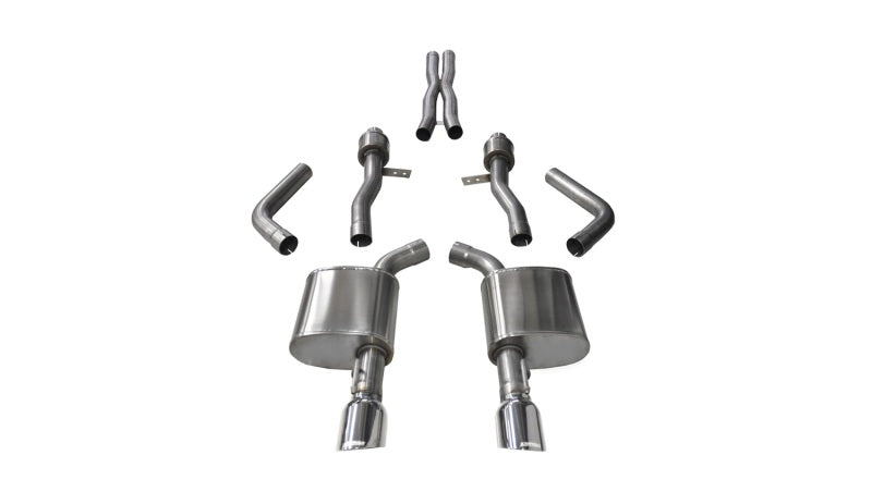Load image into Gallery viewer, Corsa 2015-2023 Dodge Charger SRT / Scat Pack / R/T 6.4L Polished Sport Cat-Back Exhaust
