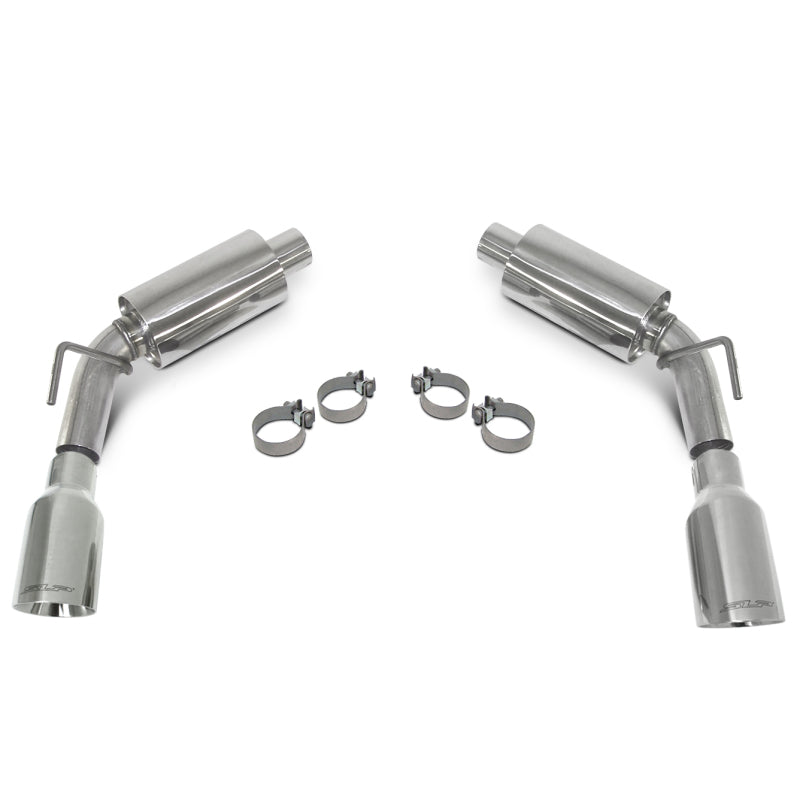 Load image into Gallery viewer, SLP 2010-2015 Chevrolet Camaro 6.2L LoudMouth II Axle-Back Exhaust w/ 4in Tips
