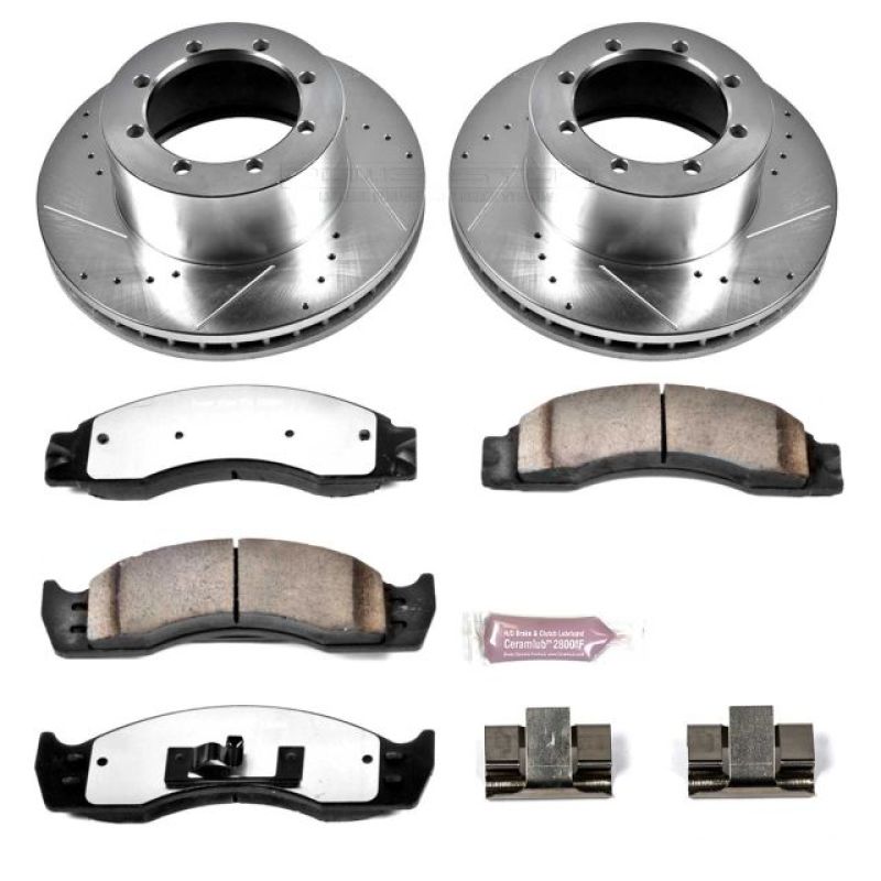 Load image into Gallery viewer, Power Stop 00-02 Ford E-450 Super Duty Rear Z36 Truck &amp; Tow Brake Kit
