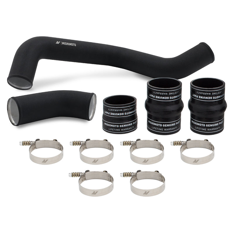 Load image into Gallery viewer, Mishimoto 17-19 GM 6.6L L5P Hot-Side Pipe and Boot Kit Wrinkle Black
