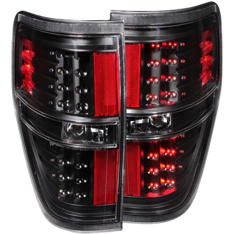 Load image into Gallery viewer, ANZO 2009-2014 Ford F-150 LED Taillights Black
