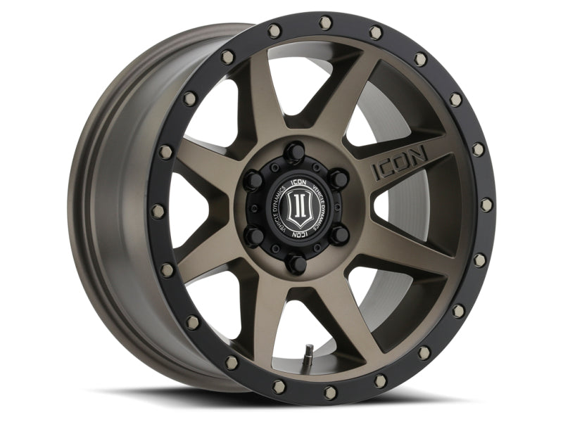 Load image into Gallery viewer, ICON Rebound 17x8.5 6x5.5 25mm Offset 5.75in BS 95.1mm Bore Bronze Wheel
