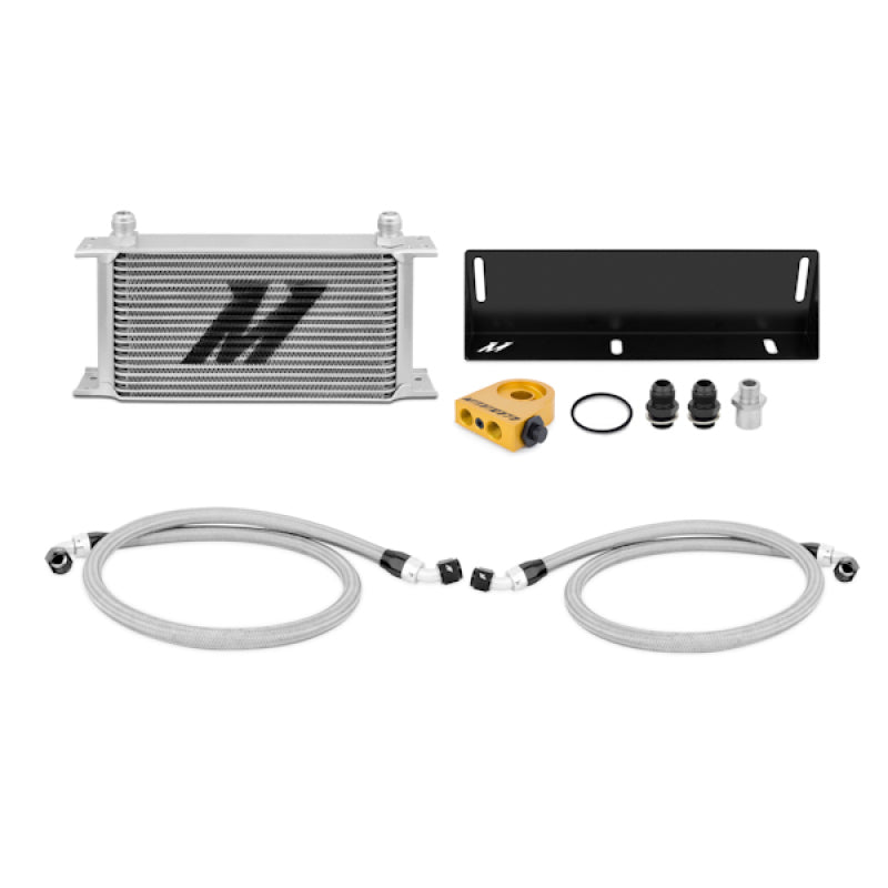 Load image into Gallery viewer, Mishimoto 79-93 Ford Mustang 5.0L Thermostatic Oil Cooler Kit - Silver
