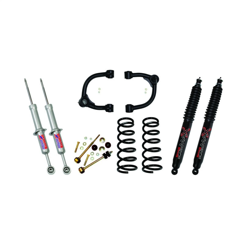 Load image into Gallery viewer, Skyjacker 3in Upper A-Arm Kit w/ Performance Struts Rear Coils &amp; Black MAX Shocks
