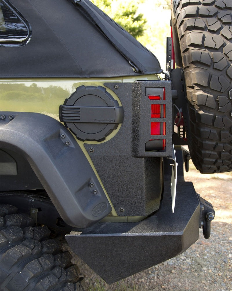 Load image into Gallery viewer, Rugged Ridge XHD Corner Guard Rear 07-18 Jeep Wrangler JKU 4 Door
