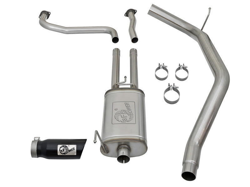 Load image into Gallery viewer, aFe MACHForce XP 2.5in Cat-Back Exhaust System w/ Black Tip Nissan Frontier 17-19 V8-5.6L
