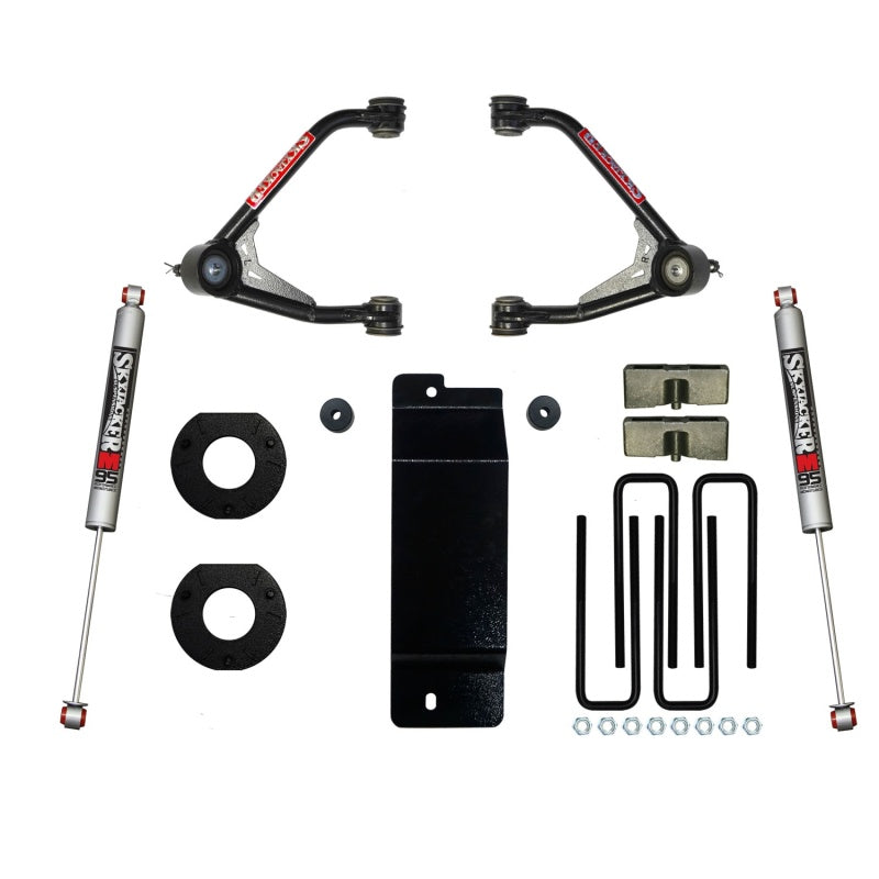 Load image into Gallery viewer, Skyjacker 2017-2018 GM 1500 4WD 3.5-4in UCA Lift Kit w/Rear Monotube M9500 Shocks
