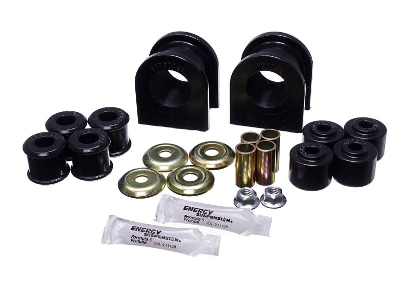 Load image into Gallery viewer, Energy Suspension 89-11 Ford F53 Motorhome Black 36mm Rear Sway Bar Bushing Set
