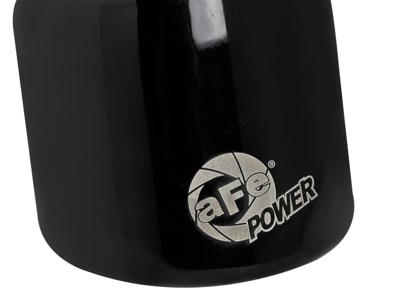 Load image into Gallery viewer, aFe MACH Force-Xp 409 SS Clamp-On Exhaust Tip 2.5in. Inlet / 4in. Outlet / 6in. L - Black
