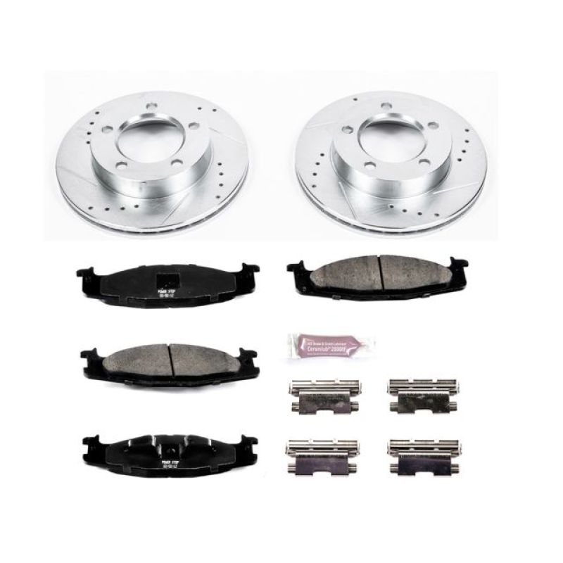 Load image into Gallery viewer, Power Stop 94-96 Ford Bronco Front Z23 Evolution Sport Brake Kit
