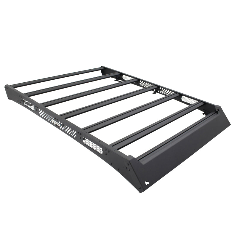 Load image into Gallery viewer, Go Rhino 16-23 Toyota Tacoma DC Ceros Low Profile Roof Rack - Tex. Blk
