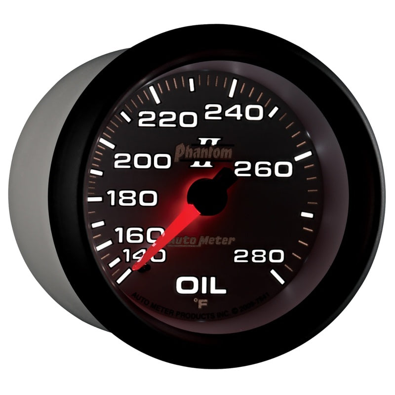 Load image into Gallery viewer, AutoMeter Gauge Oil Temp 2-5/8in. 140-280 Deg. F Mechanical Phantom II
