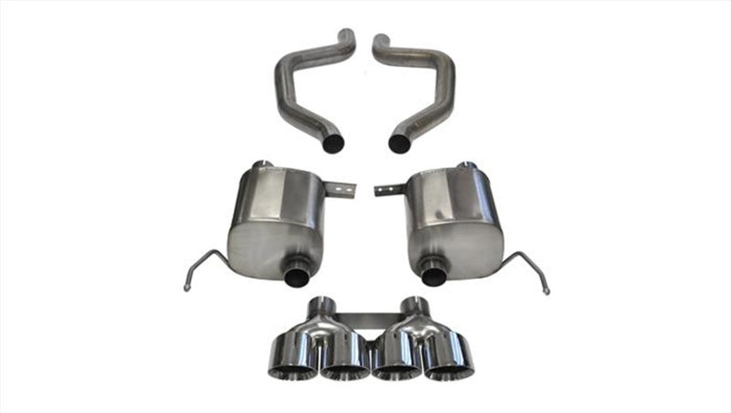 Load image into Gallery viewer, Corsa 2017-2019 Corvette Z06 2.75in Axle Back Exhaust Polished Dual Rear Exit Quad 4.5in Tip (Sport)
