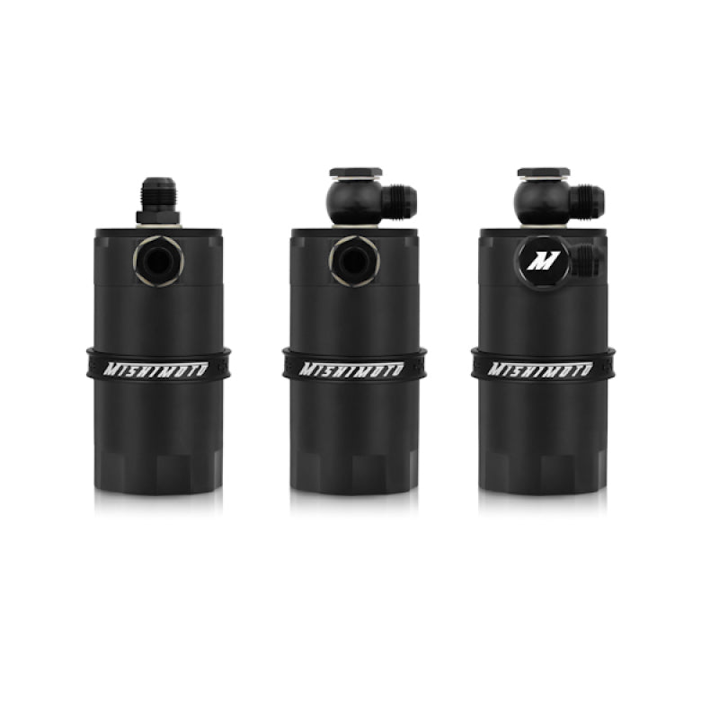 Load image into Gallery viewer, Mishimoto Universal Baffled Oil Catch Can - Black
