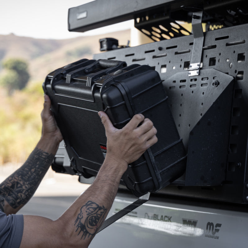 Load image into Gallery viewer, Go Rhino XVenture Gear Hard Case Mount Large 20in. (Mount ONLY for XRS/SRM Racks) - Tex. Blk
