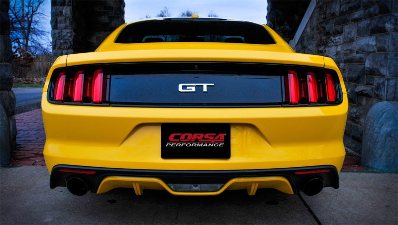 Load image into Gallery viewer, Corsa 2015-2017 Ford Mustang GT 5.0 3in Axle Back Exhaust Black Dual 4.5in Tip Sport
