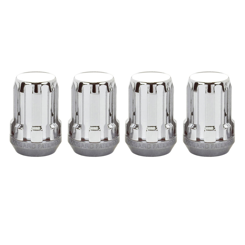 Load image into Gallery viewer, McGard SplineDrive Lug Nut (Cone Seat) M12X1.5 / 1.24in. Length (4-Pack) - Chrome (Req. Tool)
