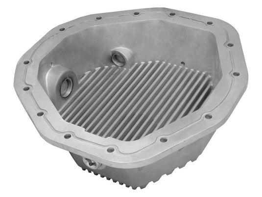 aFe Rear Differential Cover (Raw; Street Series); Dodge Diesel Trucks 03-05 L6-5.9L (td)