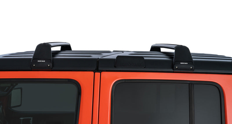 Load image into Gallery viewer, Rhino-Rack 07-22 Jeep Wrangler JK/JL 4 Door Hard Top Vortex SG 2 Bar Roof Rack - Black
