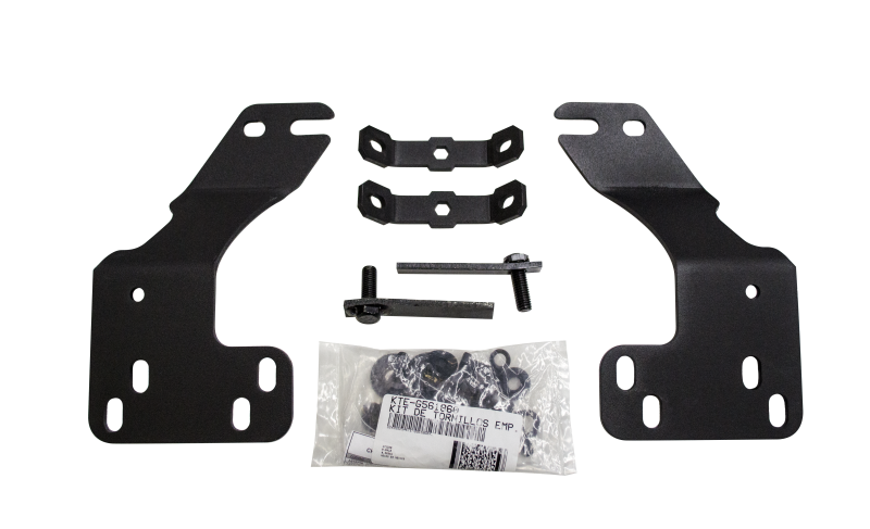Load image into Gallery viewer, Go Rhino 14-15 Chevy Silverado 1500 (Excl. Drvr Alrt Pkg) RC4 &amp; RC3 LR Brackets - Tex. Blk
