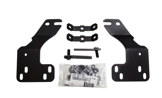 Go Rhino 14-15 Chevy Silverado 1500 (Excl. Drvr Alrt Pkg) RC4 & RC3 LR Brackets - Tex. Blk