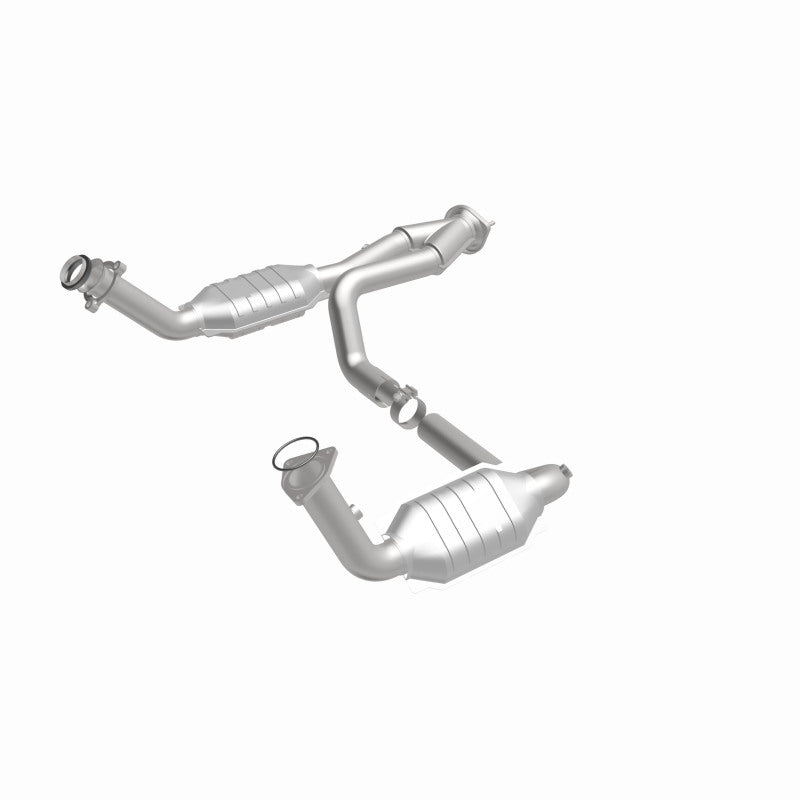 Load image into Gallery viewer, MagnaFlow Conv DF 02-06 Cadillac Escalade / 02-06 Chevy Avalanche 5.3L Dual Conv Y-Pipe Assembly 2WD
