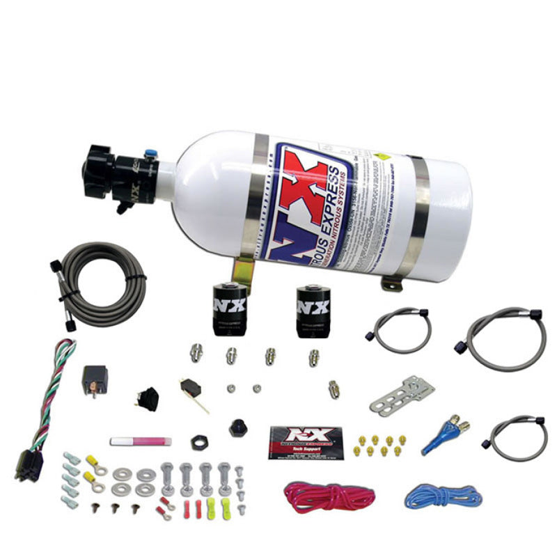 Load image into Gallery viewer, Nitrous Express All Ford EFI Single Nozzle Nitrous Kit (35-150HP) w/10lb Bottle
