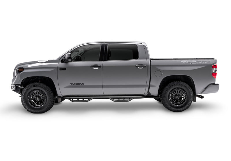 Load image into Gallery viewer, N-Fab Podium LG 07-13 Chevy-GMC 2500/3500 07-10 1500 Crew Cab - Tex. Black - 3in
