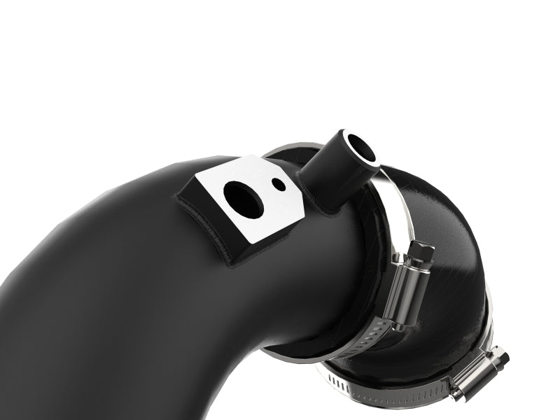 Load image into Gallery viewer, aFe BladeRunner 2 1/2in Intercooler Hot Side Charge Pipe 18-21 Jeep Wrangler JL L4-2.0L (t) - Black
