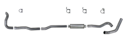 Diamond Eye KIT 4in CLAMP Turbo Back SGL AL: 89-93 DODGE CUMMINS 5.9L