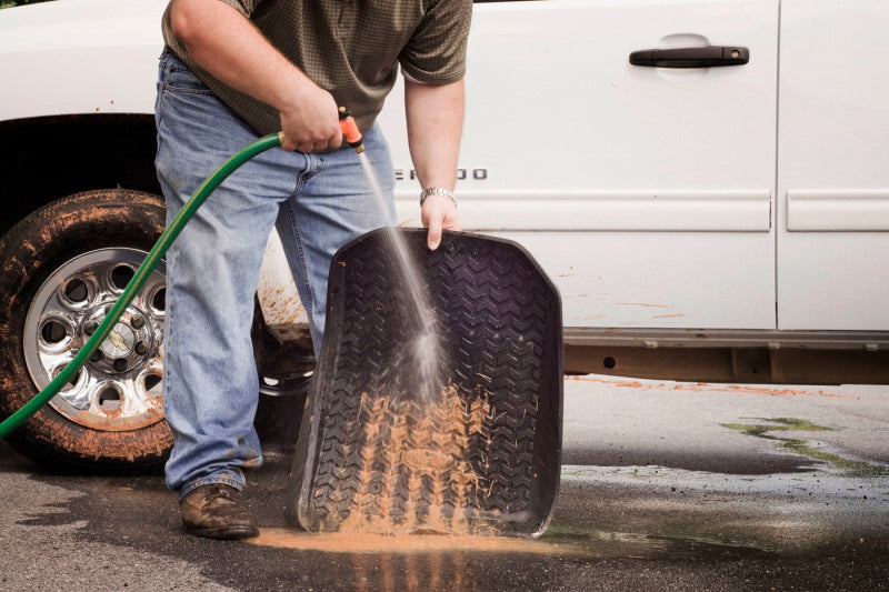 Load image into Gallery viewer, Rugged Ridge Floor Liner Rear Black 2017-2020 Ford F-250 / F-350 / F-450 / F-550 Super Crew
