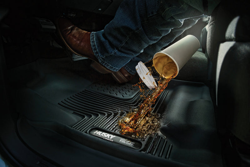 Load image into Gallery viewer, Husky Liners 11-15 Ford F-250/F-350 SuperCab X-Act Contour Black 2nd Row Floor Liners
