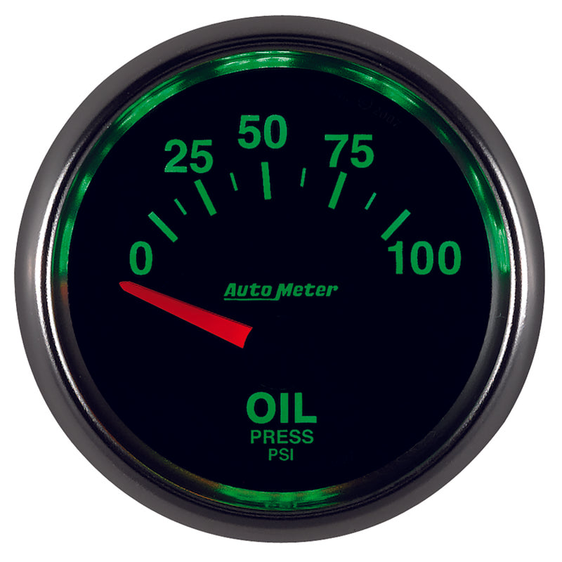 Load image into Gallery viewer, Autometer GS 0-100 PSI Short Sweep Electronic Oil Pressure Gauge
