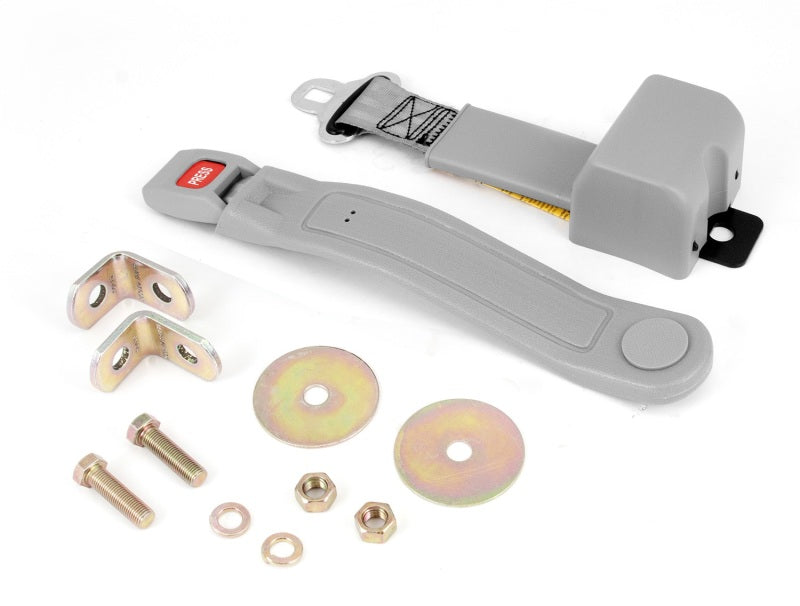 Load image into Gallery viewer, Omix Lap Seat Belt Gray 87-95 Jeep Wrangler YJ
