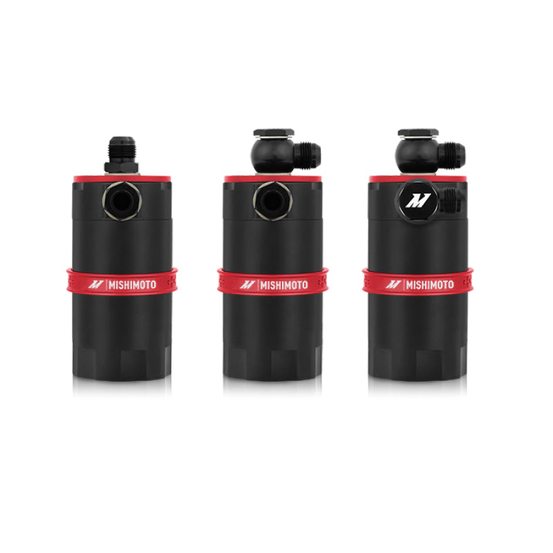 Load image into Gallery viewer, Mishimoto Universal Baffled Oil Catch Can - Red
