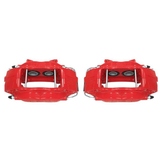 Power Stop 07-14 Ford Mustang Front Red Calipers w/o Brackets - Pair