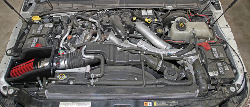 Load image into Gallery viewer, Spectre 11-14 Ford F-Series SD V8-6.7L DSL Air Intake Kit - Polished w/Red Filter
