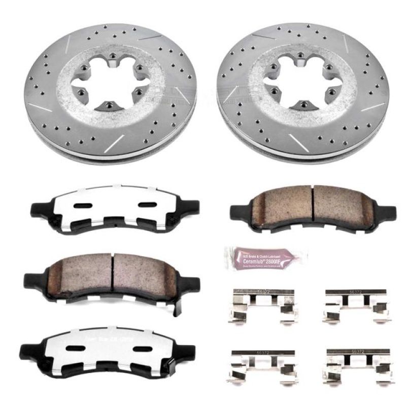 Load image into Gallery viewer, Power Stop 09-12 Chevrolet Colorado Front Z36 Truck &amp; Tow Brake Kit

