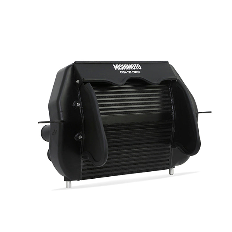 Load image into Gallery viewer, Mishimoto 2011-2014 Ford F-150 EcoBoost Black Intercooler w/ Polished Pipes
